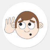 Luisterende Stickers (Voorkant)