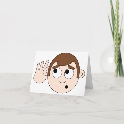 Luisterkaarten Kaart (Voorkant)