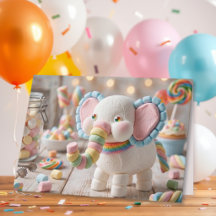 Luisterrijke Marshmallow Olifant Verjaardag  