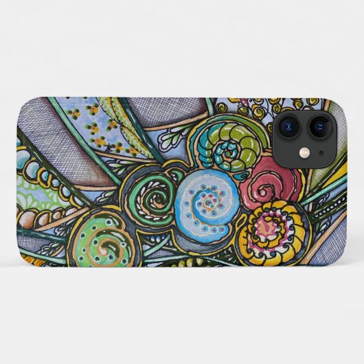 Luistervibes Case-Mate iPhone Case (Achterkant (horizontaal))