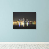 Luisville skyline canvas (Insitu (Houten vloer))