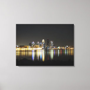 Luisville skyline canvas afdruk