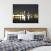 Luisville skyline canvas afdruk (Insitu (Slaapkamer))
