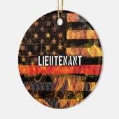 Luitenant-brandweerschip Keramisch Ornament (Links)