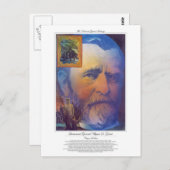 Luitenant-generaal Ulysses Grant Citizen Soldaat Briefkaart (Voorkant / Achterkant)