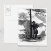 Luitenant-generaal Ulysses S.Grant Briefkaart (Voorkant / Achterkant)