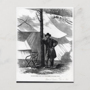 Luitenant-generaal Ulysses S.Grant Briefkaart