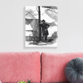 Luitenant-generaal Ulysses S.Grant Canvas Afdruk (Insitu (Woonkamer))