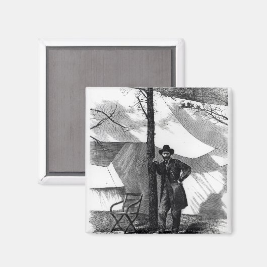 Luitenant-generaal Ulysses S.Grant Magneet (Voorkant / Achterkant)