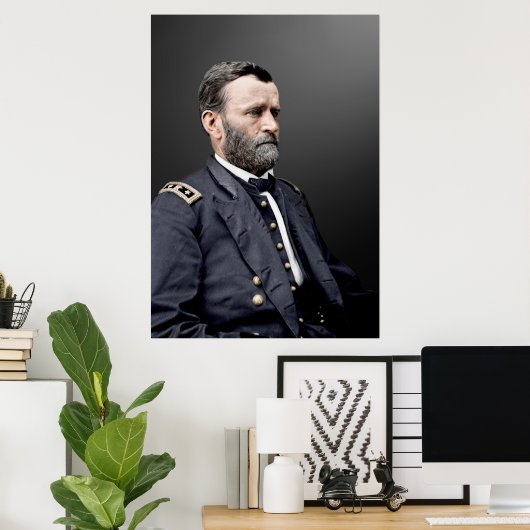 Luitenant-generaal Ulysses S. GRANT Poster (Thuiskantoor)