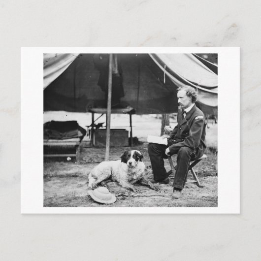 Luitenant Georger Custer Photography Virginia Briefkaart (Voorkant)