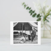 Luitenant Georger Custer Photography Virginia Briefkaart (Staand voorkant)