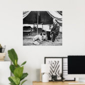 Luitenant Georger Custer Photography Virginia Poster (Thuiskantoor)