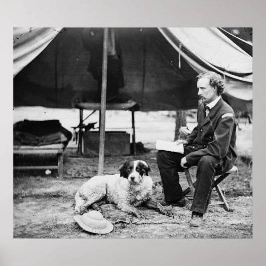 Luitenant Georger Custer Photography Virginia Poster (Voorkant)