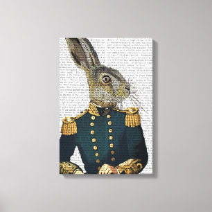 Luitenant Hare Canvas Afdruk
