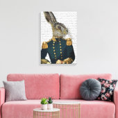 Luitenant Hare Canvas Afdruk (Insitu (Woonkamer))