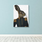 Luitenant Hare Canvas Afdruk (Insitu (Houten vloer))