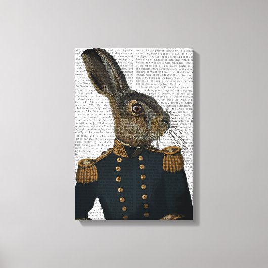 Luitenant Hare Canvas Afdruk (Voorkant)