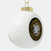 Luitenant-kolonel  keramische bal ornament (Links)