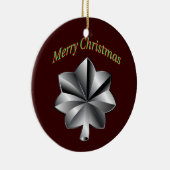 Luitenant-kolonel Kerstornament Keramisch Ornament (Rechts)