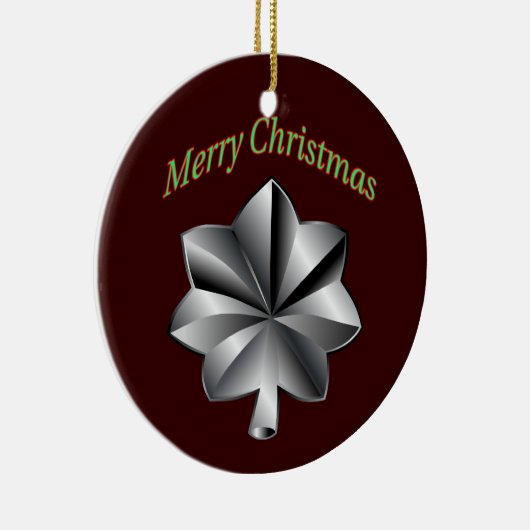 Luitenant-kolonel Kerstornament Keramisch Ornament (Rechts)