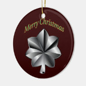 Luitenant-kolonel Kerstornament Keramisch Ornament (Links)
