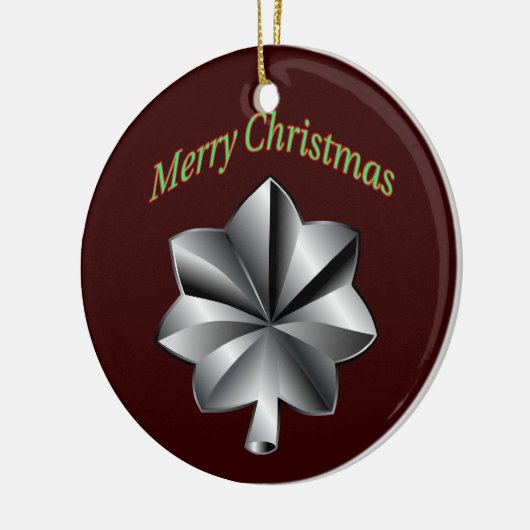 Luitenant-kolonel Kerstornament Keramisch Ornament (Links)