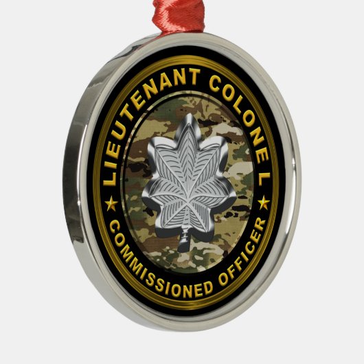 Luitenant-kolonel Metalen Ornament (Rechts)