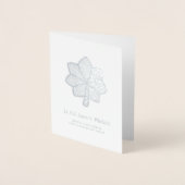 Luitenant-kolonel militair rang persoonlijk folie kaarten (Voorkant)