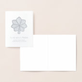 Luitenant-kolonel militair rang persoonlijk folie kaarten (Display)