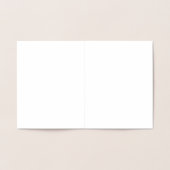 Luitenant-kolonel militair rang persoonlijk folie kaarten (Binnen)