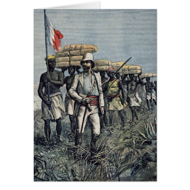 Luitenant Mizon op zijn missie van 1892 (Voorkant)
