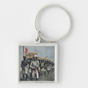 Luitenant Mizon op zijn missie van 1892 Sleutelhanger