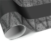 Luitenant Thin Blue Line Distress Vlag Cadeaupapier (Rol Hoek)