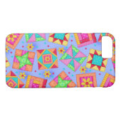 Luitengelt patchwerk blokkeert kunst Case-Mate iPhone case (Achterkant (Horizontaal))