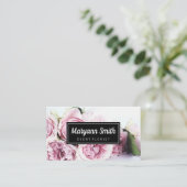 Luitenwerpknoppen | Florist Visitekaartje (Staand voorkant)