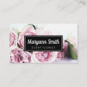 Luitenwerpknoppen | Florist Visitekaartje (Voorkant)