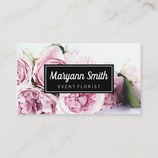 Luitenwerpknoppen | Florist Visitekaartje (Voorkant)