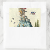 l'uitnodiging (langwerpig) rechthoekige sticker (Tas)