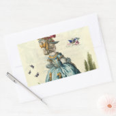 l'uitnodiging (langwerpig) rechthoekige sticker (Envelop)