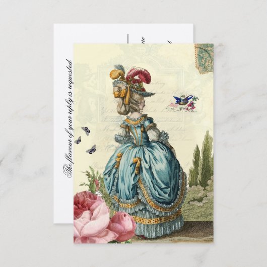 l'uitnodiging rsvp (Voorkant / Achterkant)