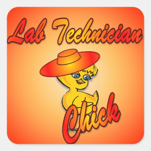 Luittechnicus kiest nummer 4 vierkante sticker (Voorkant)
