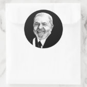Luiz Inacio Lula da Silva Ronde Sticker (Tas)