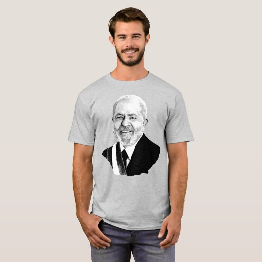 Luiz Inacio Lula da Silva T-shirt (Voorkant volledig)