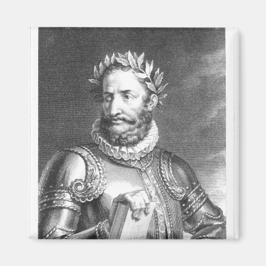 Luiz Vaz de Camoes gegraveerd door B. Roger Magneet (Voorkant)