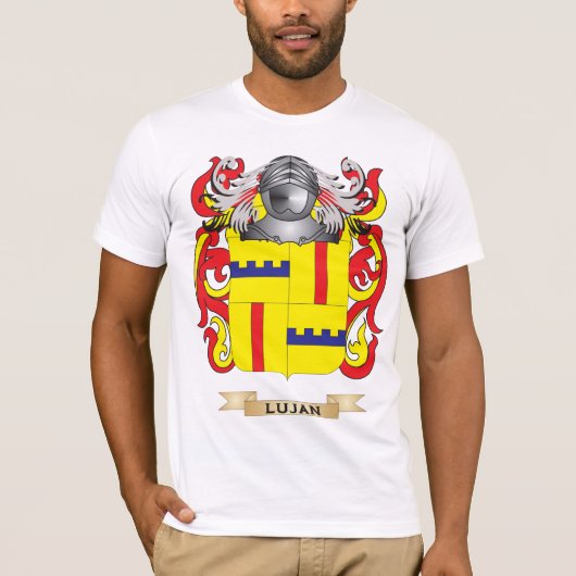 Lujan coat of Arms (gezinscrest) T-shirt (Voorkant)