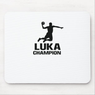 Luka Custom Player Basketbal Jouw naam Champion Muismat