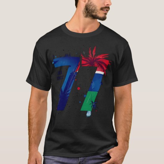 Luka Doncic 77 T-shirt (Voorkant)