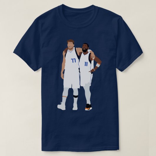 Luka Doncic Kyrie Irving UNSTOPPABLE Duo Dallas Ma T-shirt (Design voorkant)