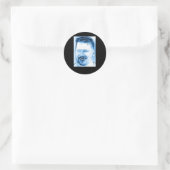 Luka Doncic Ronde Sticker (Tas)